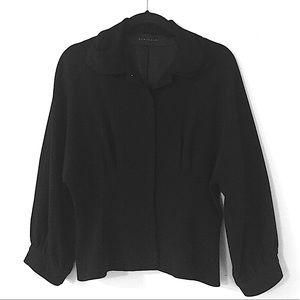 Elie Tahari Blouson Jacket in Black